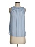 Elle 100% Polyester Blue Sleeveless Blouse Size XS - photo 1