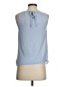 Elle 100% Polyester Blue Sleeveless Blouse Size XS - photo 2
