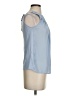 Elle 100% Polyester Blue Sleeveless Blouse Size XS - photo 4