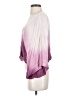 YFB 100% Rayon Purple 3/4 Sleeve Blouse Size XS - photo 5