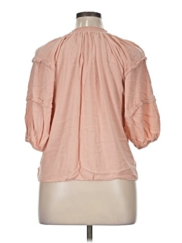 Maurices 3/4 Sleeve Button-Down Shirt (view 2)