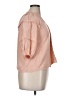 Maurices Pink 3/4 Sleeve Button-Down Shirt Size XL - photo 4