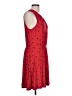 Leifnotes Print Red Casual Dress Size L - photo 4