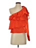 Line & Dot 100% Polyester Orange Tank Top Size S - photo 1