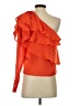 Line & Dot 100% Polyester Orange Tank Top Size S - photo 2