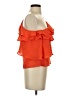 Line & Dot 100% Polyester Orange Tank Top Size S - photo 4