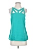 Banana Republic 100% Polyester Teal Sleeveless Top Size 4 - photo 1