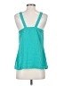 Banana Republic 100% Polyester Teal Sleeveless Top Size 4 - photo 2