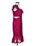 Express Pink Burgundy Cocktail Dress Size XS - photo 4