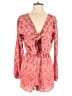 Gianni Bini 100% Polyester Paisley Pink Romper Size 8 - photo 1