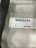 Ministry Solid Ivory Long Sleeve Blouse Size L - photo 7