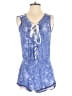 Poupette St. Barth 100% Viscose Paisley Blue Romper Size M - photo 1