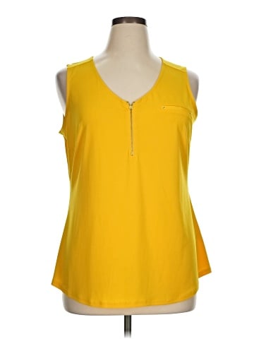 Roz & Ali Sleeveless Blouse (view 1)