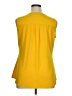 Roz & Ali Yellow Sleeveless Blouse Size XL - photo 2
