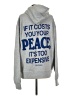 Assorted Brands Gray Zip Up Hoodie Size M - photo 2