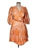 Acler 100% Polyester Orange Cocktail Dress Size 8 - photo 1