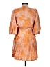 Acler 100% Polyester Orange Cocktail Dress Size 8 - photo 2