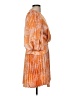 Acler 100% Polyester Orange Cocktail Dress Size 8 - photo 4