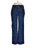 NYDJ Chevron-herringbone Blue Jeans Size 8 (petite) - photo 1
