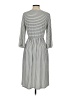 Merokeety Stripes Gray Casual Dress Size S - photo 2