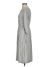Merokeety Stripes Gray Casual Dress Size S - photo 5