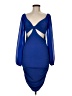 Salanta Blue Cocktail Dress Size 6 - photo 1
