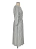 Merokeety Stripes Gray Casual Dress Size S - photo 4