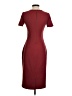 De Collection Solid Burgundy Casual Dress Size XS - photo 2