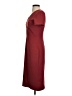 De Collection Solid Burgundy Casual Dress Size XS - photo 5