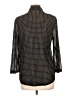 Amang NY Polka Dots Black Long Sleeve Button-Down Shirt Size L - photo 2