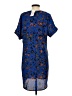 Peyton Jensen Print Blue Casual Dress Size S - photo 2