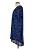 Peyton Jensen Print Blue Casual Dress Size S - photo 5
