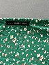 West Kei 100% Polyester Green 3/4 Sleeve Blouse Size L - photo 7