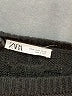 Zara Black 3/4 Sleeve Top Size M - photo 7