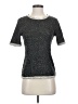 CAbi Silver Short Sleeve Top Size S - photo 1