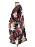 Unbranded Floral Burgundy Kimono Size L (estimated) - photo 5