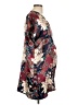 Unbranded Floral Burgundy Kimono Size L (estimated) - photo 4
