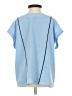 Express 100% Polyester Blue Short Sleeve Blouse Size XXS - photo 2