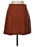 Shein Solid Brown Casual Skirt Size S - photo 1