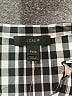 J.Crew 100% Cotton Checkered-gingham Black Long Sleeve Blouse Size XXS (petite) - photo 7