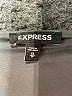 Express Solid Gray Casual Dress Size XS - photo 7