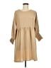 Dokotoo 100% Polyester Solid Tan Casual Dress Size M - photo 1