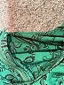 Unbranded 100% Polyester Paisley Teal Cocktail Dress Size XS - photo 7