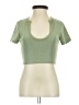 Shein Green Short Sleeve Top Size 2 - photo 1