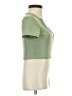 Shein Green Short Sleeve Top Size 2 - photo 4
