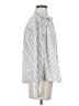 Gap 100% Cotton Stripes White Long Sleeve Blouse Size S - photo 4