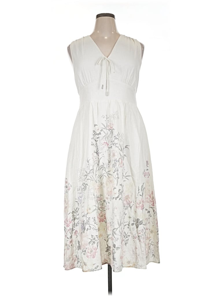 Pre-owned J By Joie Casual Dress In White