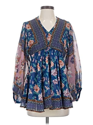 Feathers Long Sleeve Button-Down Shirt (view 1)