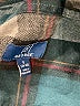 George 100% Polyester Plaid Teal Long Sleeve Blouse Size S - photo 7