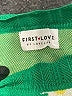 First Love 100% Viscose Green Short Sleeve Top Size M - photo 7